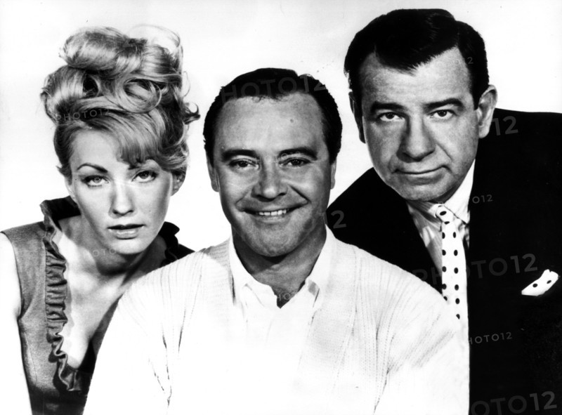 Judi WEST + Jack LEMMON + Walter MATTHAU in 'The Lucky Guy'