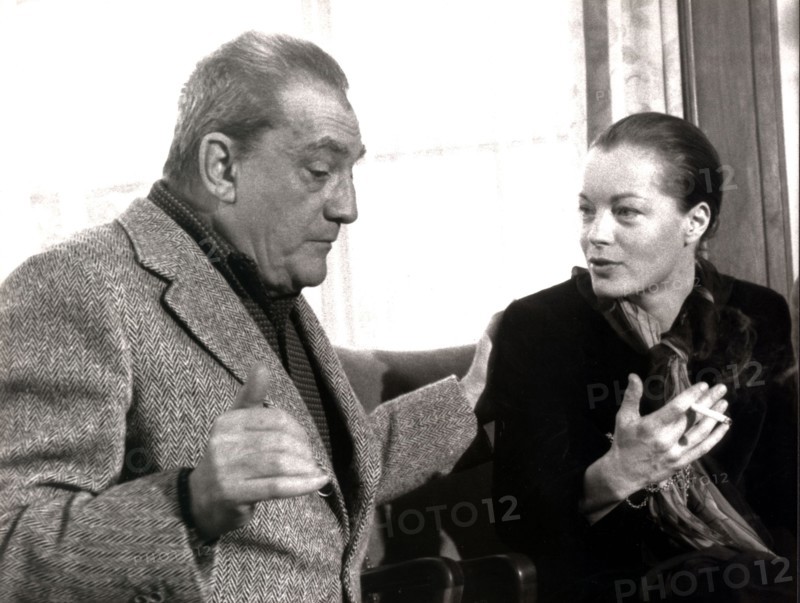 Luchino VISCONTI and Romy SCHNEIDER, 1972
