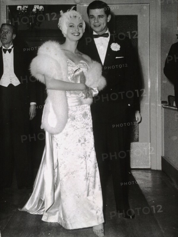 Nadja TILLER and Walter GILLER at the Bal Paré, Munich 1956