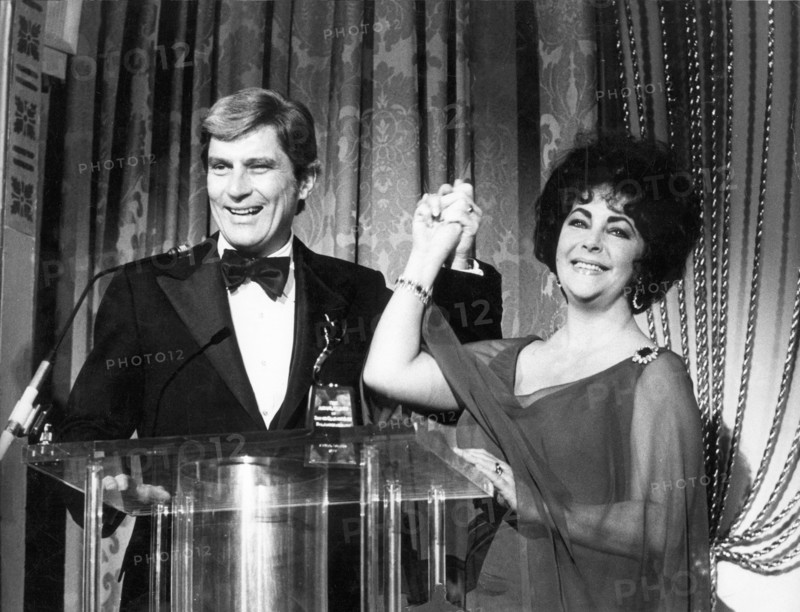 Elizabeth TAYLOR with husband John WARNER