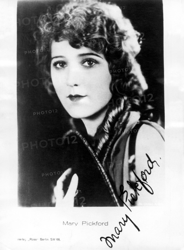 Mary PICKFORD, portrait