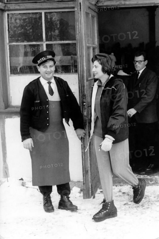 Princess SORAYA, St. Anton am Arlberg 1959