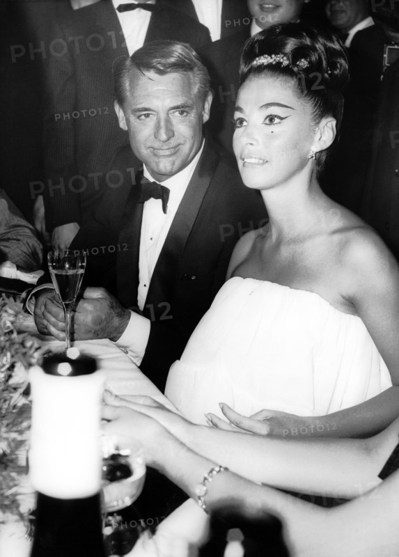 Cary GRANT and Pier ANGELI at the Berlin Film Ball in 1960