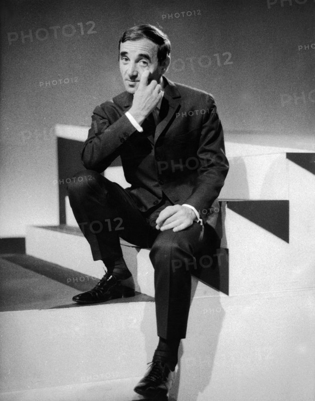 Charles AZNAVOUR, portrait, 1963