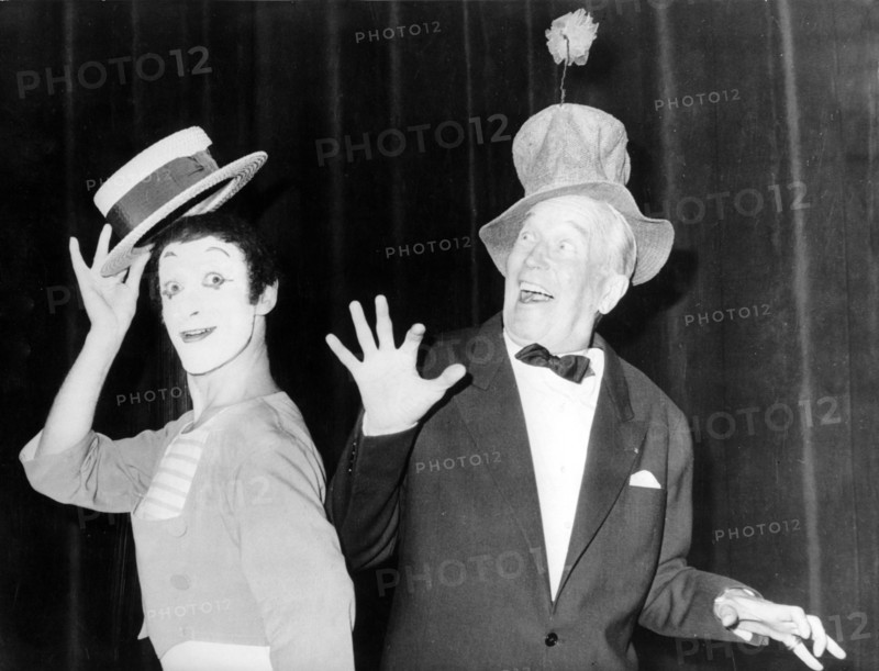 Marcel MARCEAU and Maurice CHEVALIER