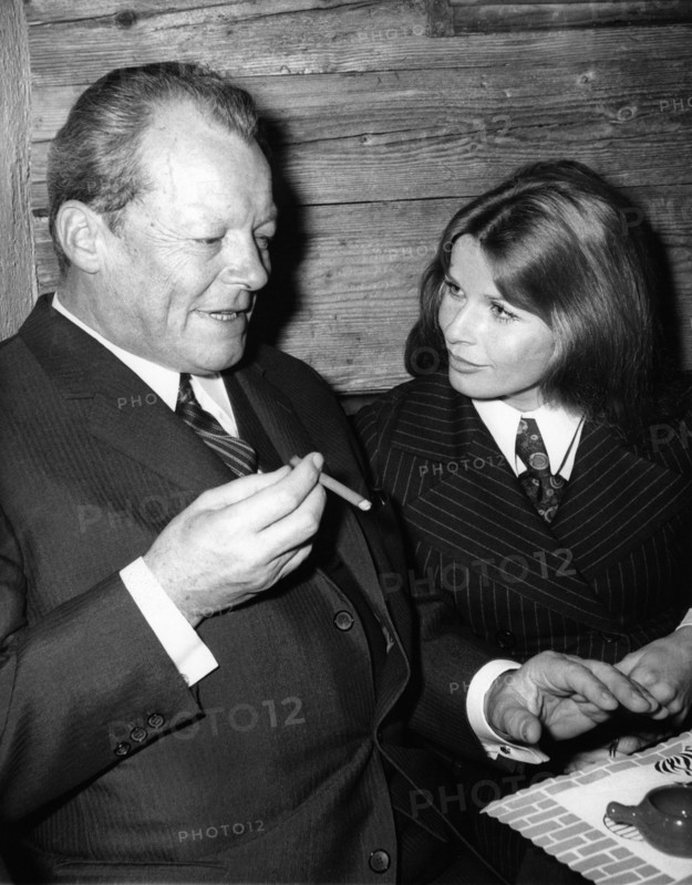 Willy BRANDT and Senta BERGER, 1970