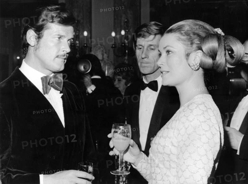 Roger MOORE, Gracia PATRICIA and Edward MEEKS, Monte Carlo 1970