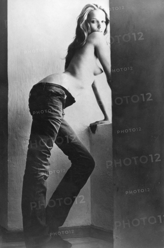Countess Veronika 'Veruschka' VON LEHNDORFF posing, 1970