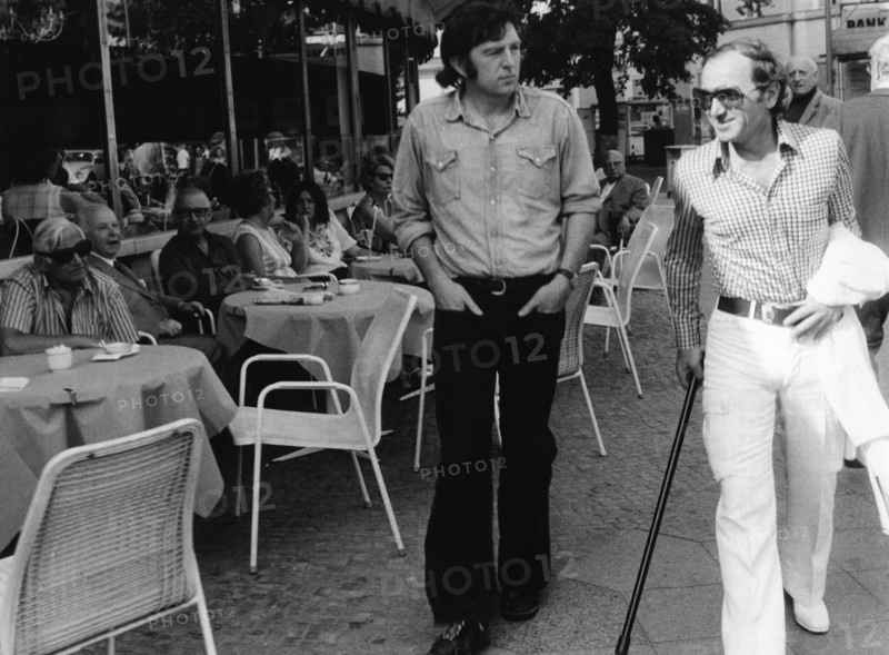Charles AZNAVOUR and Clive REES, Berlin 1973
