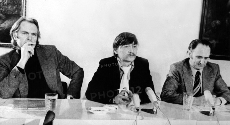 Rainer Werner FASSBINDER at the performance at the TAT in 1973