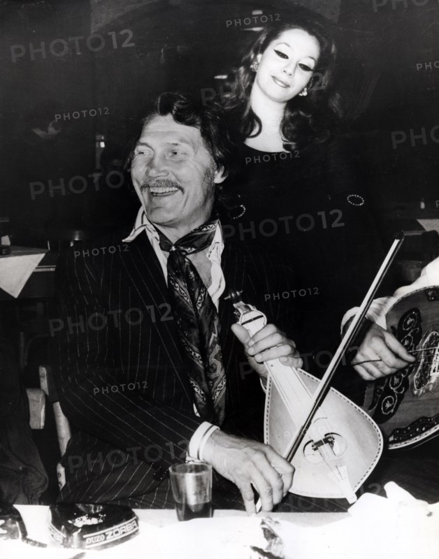 Jack PALANCE visiting Athens, 1971