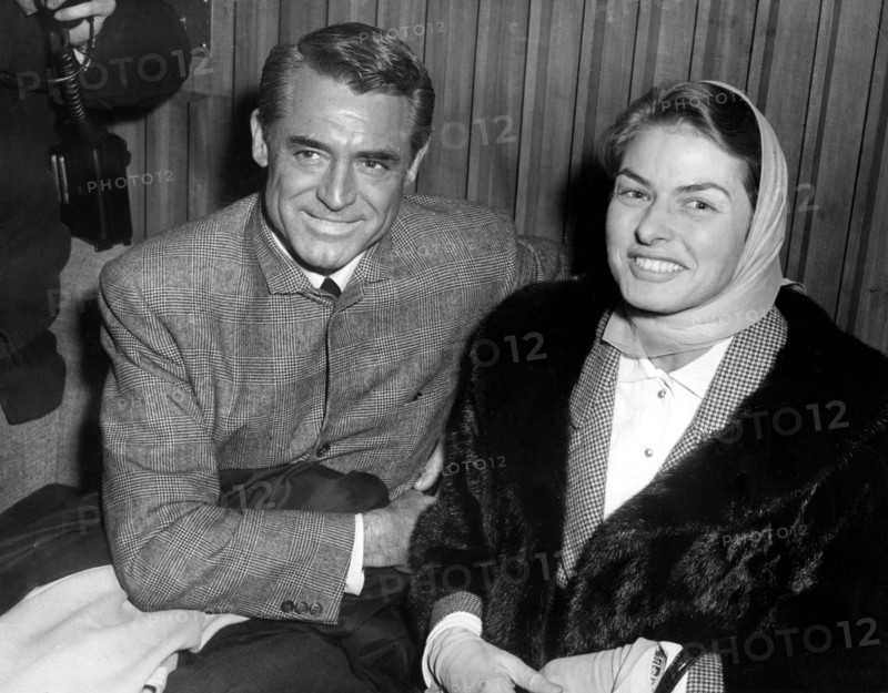 Cary GRANT and Ingrid BERGMAN, London 1958