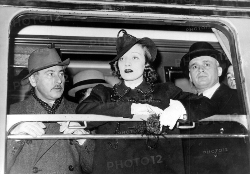 Marlene Dietrich and Josef von Sternberg