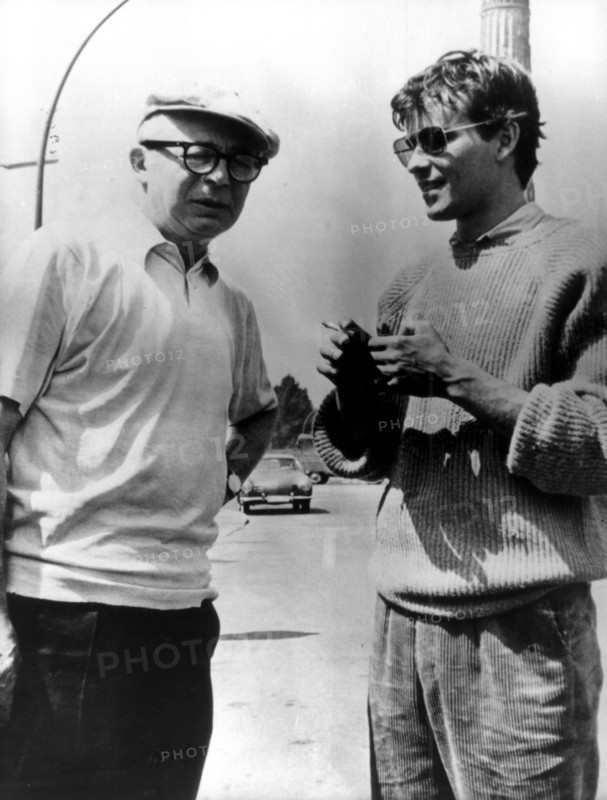 Billy WILDER and Horst BUCHHOLZ, 1961
