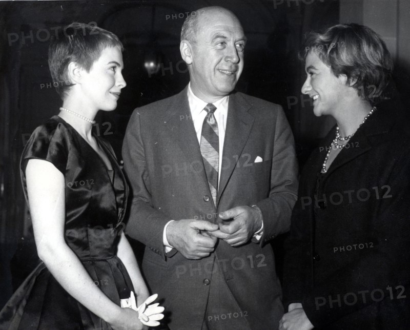 Otto PREMINGER with Jean SEBERG and Francoise SAGAN