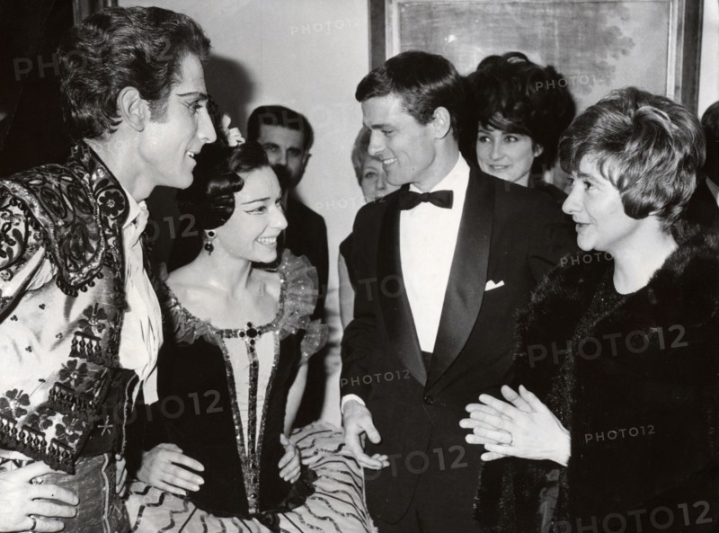 Francoise SAGAN, Robert WESTHOFF, Jacques CHAZOT and Ninon LEBERTRE