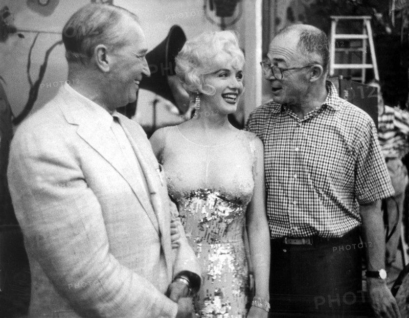 Billy WILDER, Marilyn MONROE and Maurice CHAVALIER