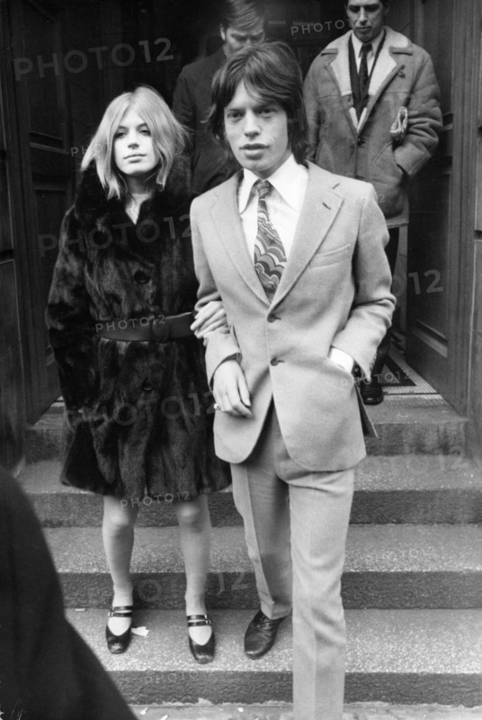 Mick JAGGER and Marianne FAITHFUL 1969
