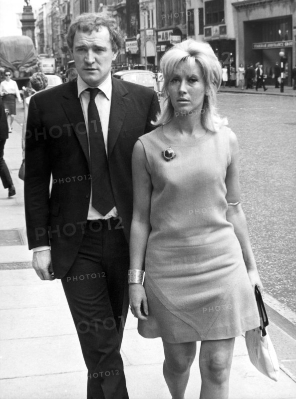 Richard HARRIS with his wife Elizabeth REES