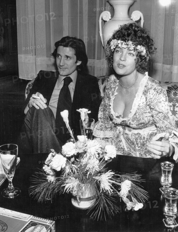 Wedding Romy SCHNEIDER and Daniel BIASINI, 1975