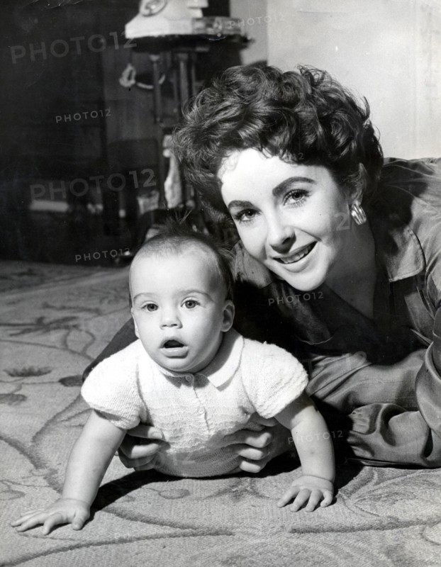 Elizabeth TAYLOR with son Michael