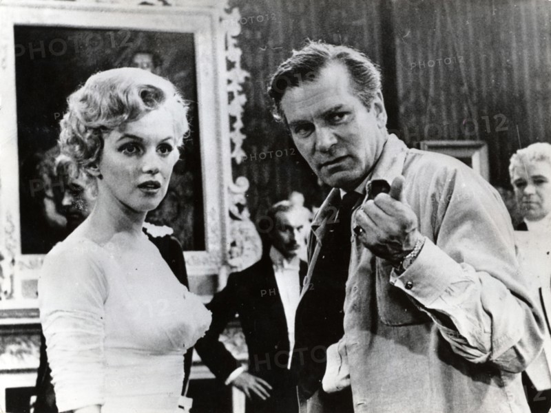 Marilyn MONROE and Sir Laurence OLIVIER filming