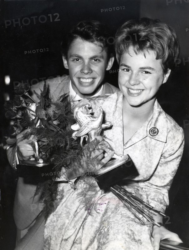 Peter KRAUS and Conny FROBOESS with Silver Lions