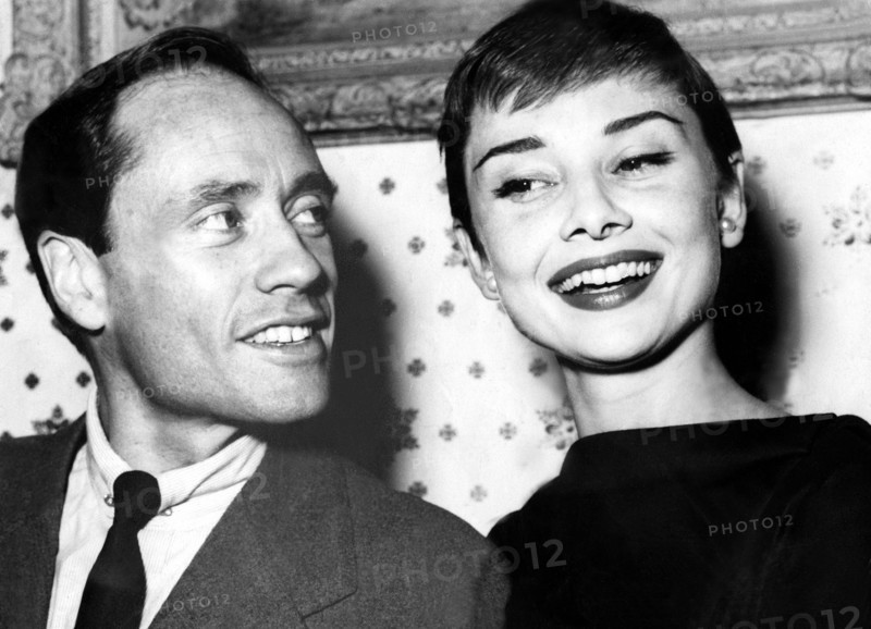 Audrey HEPBURN and Mel FERRER, portrait 1954