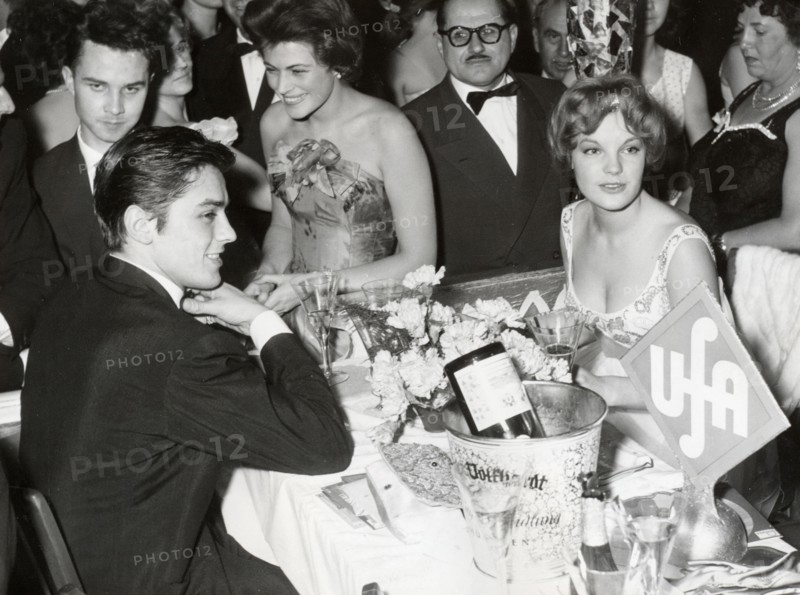 Romy SCHNEIDER and Alain DELON, Film Ball 1959