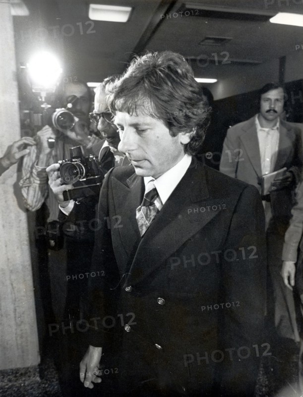 Roman POLANSKI in court, Los Angeles 1977