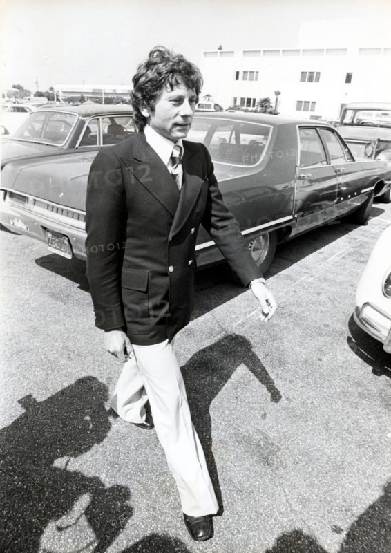 Roman POLANSKI on the way to court, Los Angeles 1977