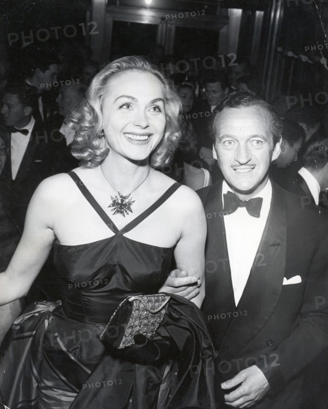 David NIVEN with his wife Hjordis