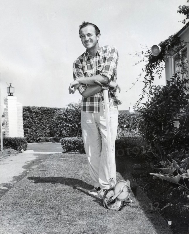 David NIVEN in his garden