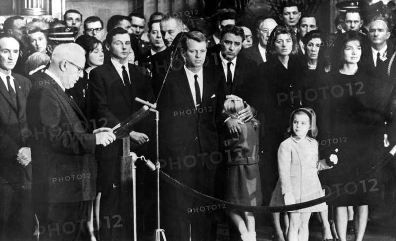 Funeral service for John F. KENNEDY at the Capitol in 1963