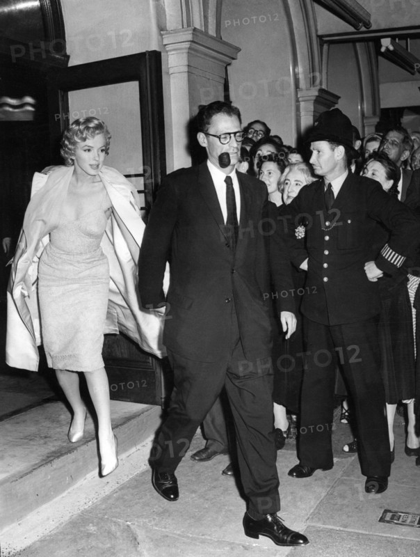 Marilyn MONROE with husband Arthur MILLER, 1956