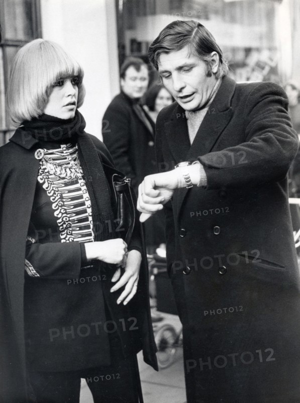 Brigitte BARDOT with Gunter SACHS in London