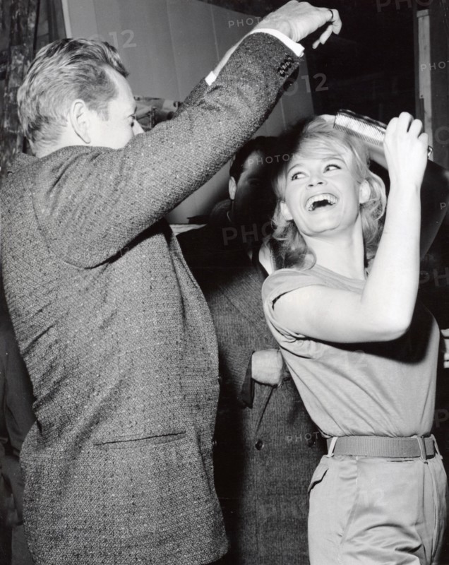 Danny KAYE and Brigitte BARDOT, Paris 1959