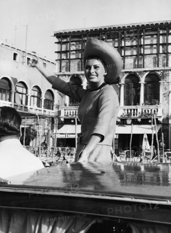 Sophia LOREN in Venice, 1958