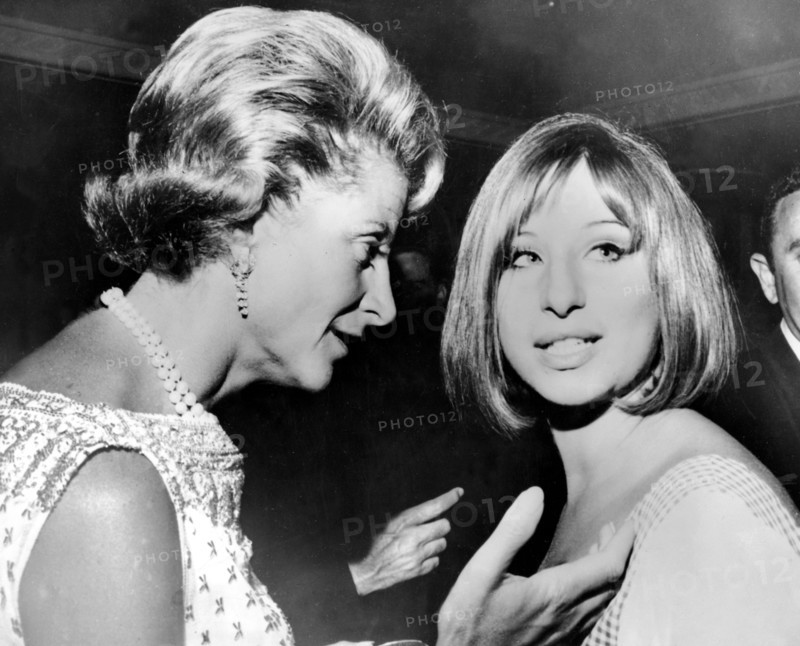 Mrs.Ray STARK and Barbra STREISAND 1963