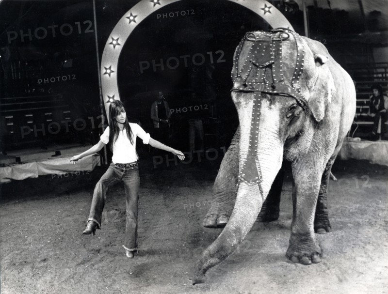 Jane BIRKIN in the circus