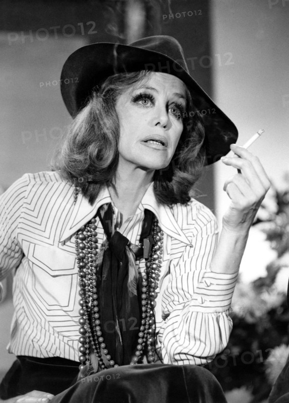 Hildegard KNEF, portrait around the 70s