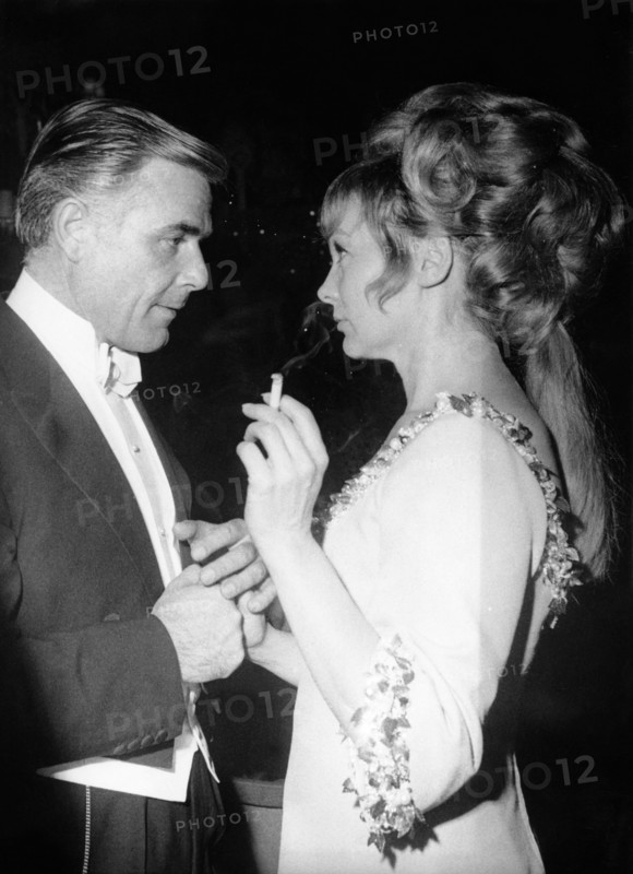 Joachim FUCHSBERGER and Eva PFLUG, Bal Paré Munich 1967