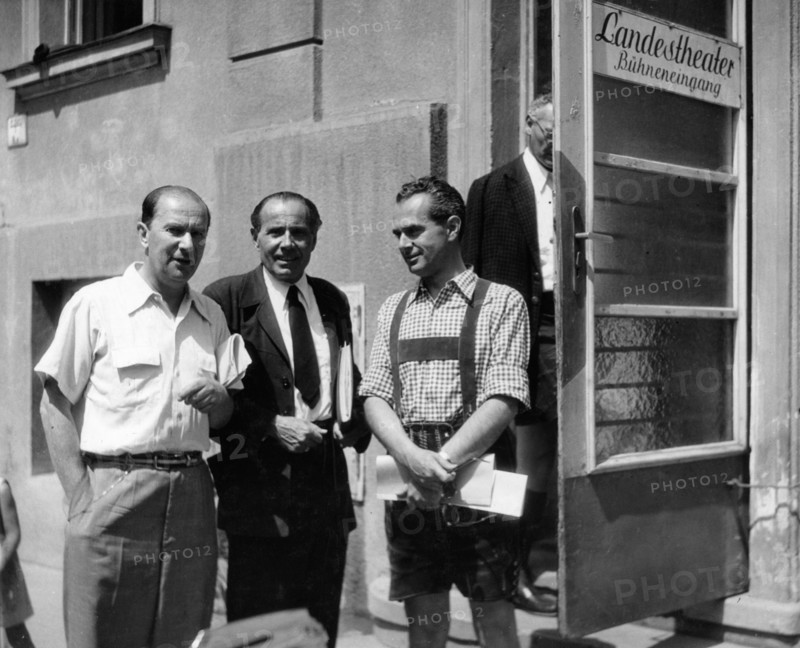 Rehearsals for the Salzburg Festival in 1950