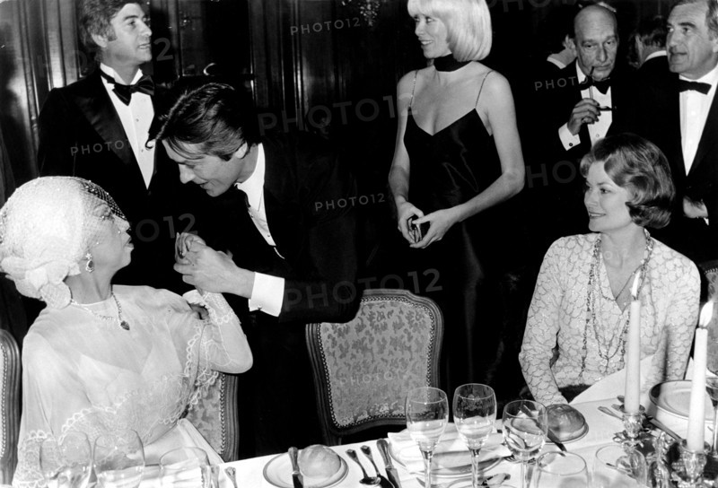 Josephine BAKER, Alain DELON and Gracia PATRICIA, Paris 1975