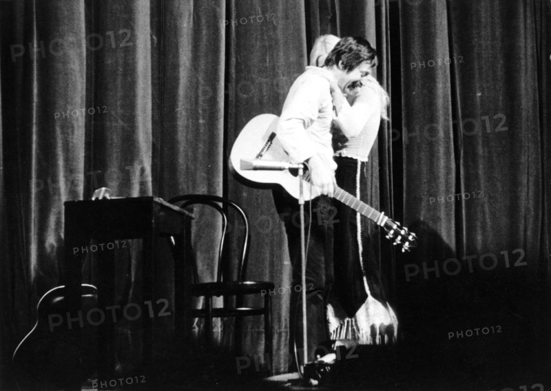 Wolf BIERMANN and Eva-Maria HAAGEN, in Hamburg 1977