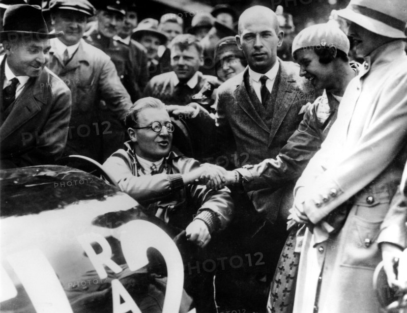 Fritz from OPEL in the Opel Sander rocket car 2, 1928