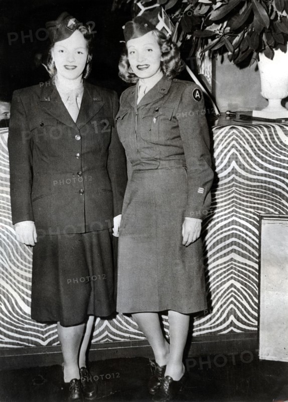 Marlene DIETRICH + daughter Maria
