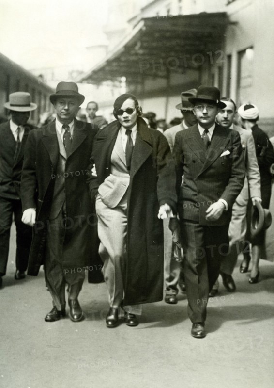 Marlene DIETRICH and Rudolf SIEBER in Paris, 1933