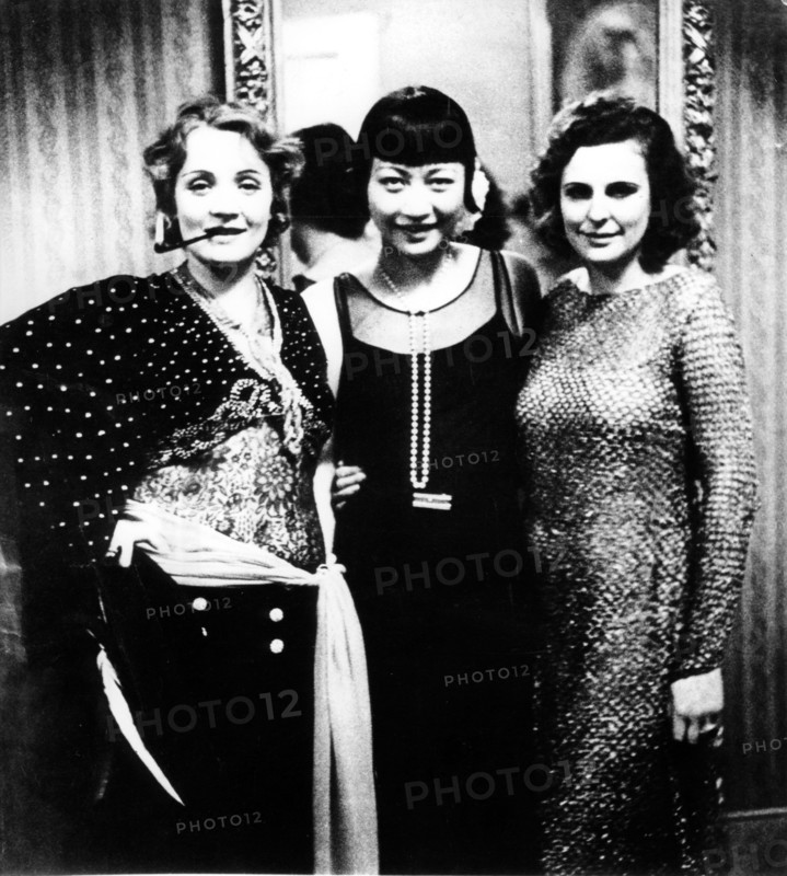 Marlene DIETRICH, Anna May WONG, Leni RIEFENSTAHL in Berlin 1928