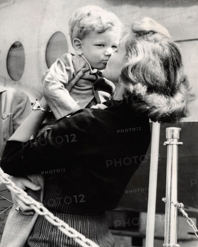 Lauren BACALL with son Steven